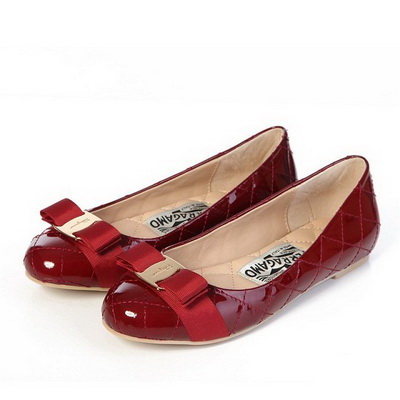 Ferragamo Shallow mouth flat shoes Women--036